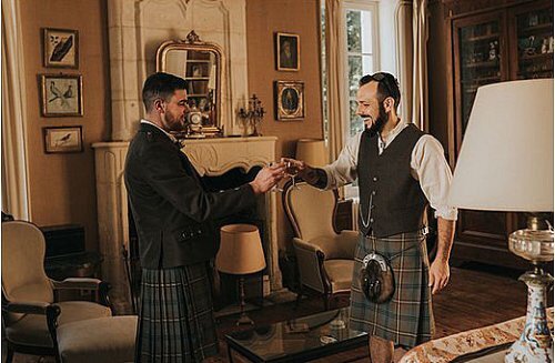 Goom-in-kilt-in-Scottish-wedding-in-Fran Goom-in-kilt-in-Scottish-wedding-in-Fran